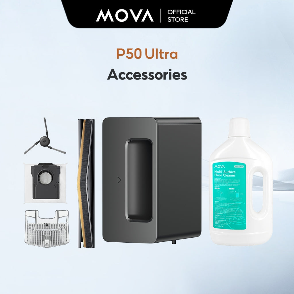 MOVA P50Ultra Accessories อุปกรณ์เสริมหุ่นยนต์ดูดฝุ่นและล้างพื้น