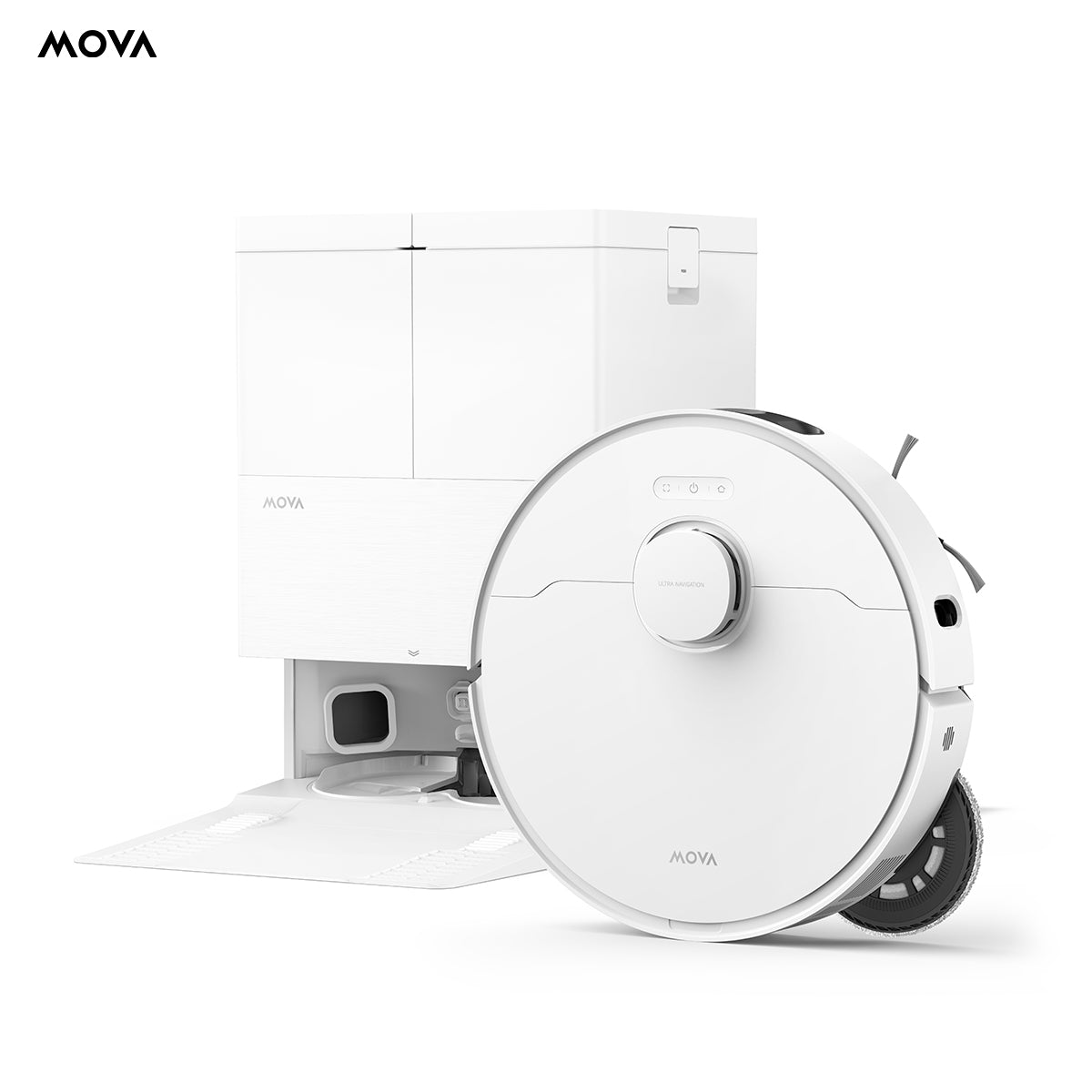 [ NEW ] MOVA E50 Ultra Robot Vacuum Cleaner หุ่นยนต์ดูดฝุ่น ถูพื้น อัจฉริยะ | ดูดแรง 30kPa | ถังน้ำใหญ่ 5 ลิตร | ป้องกันขนพัน | นำทาง LDS อัจฉริยะ