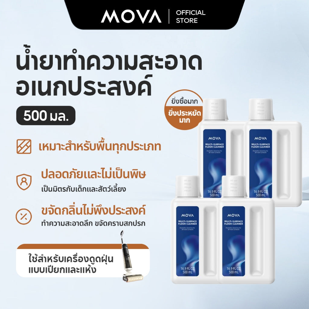 Test MOVA K20/K20 Pro Floor Cleaner 500ML